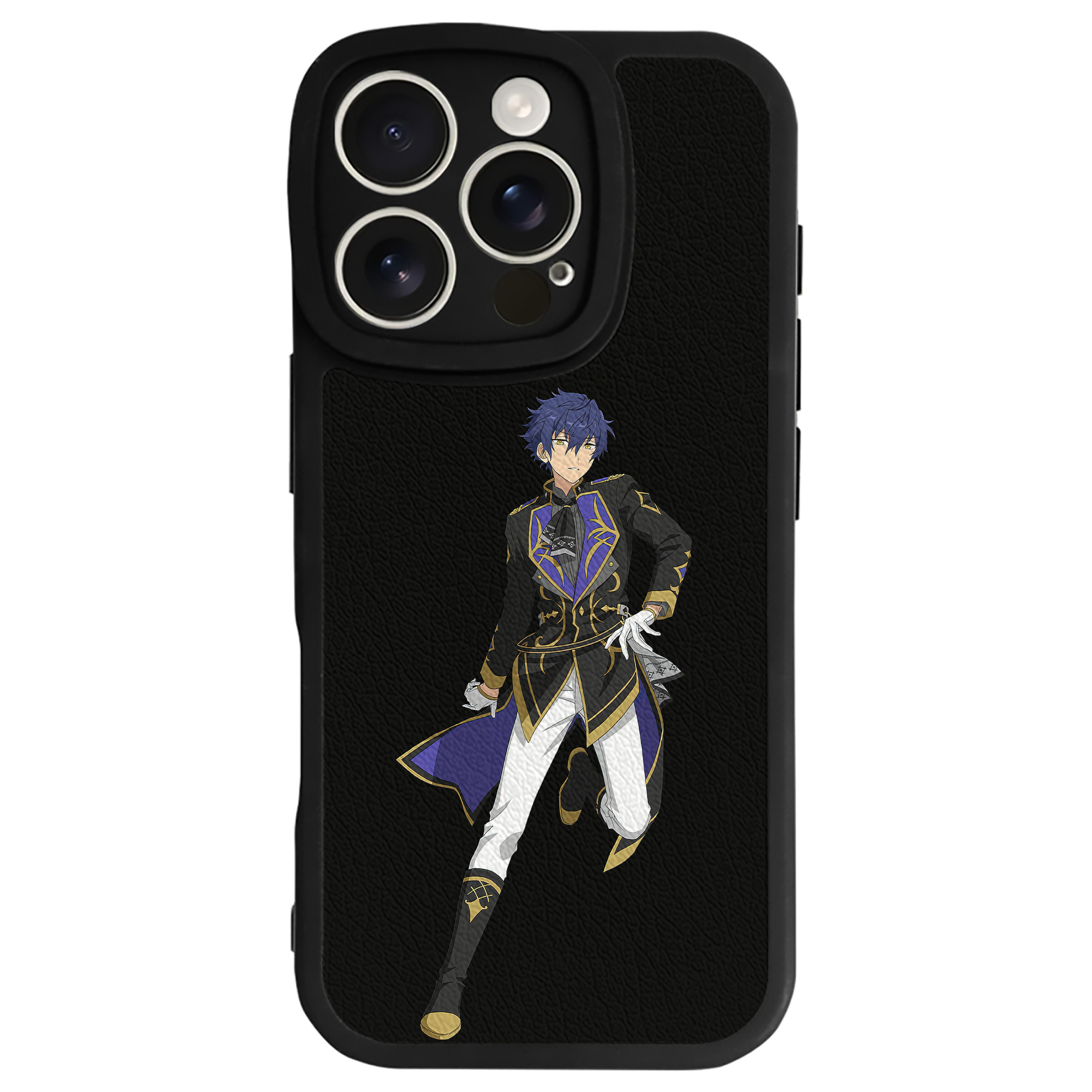 （画像用） あんさんぶるスターズ! Ensemble Stars 【iPhone 16シリーズ対応】シリコンスマホケース（レザー調） 材質：シリコン